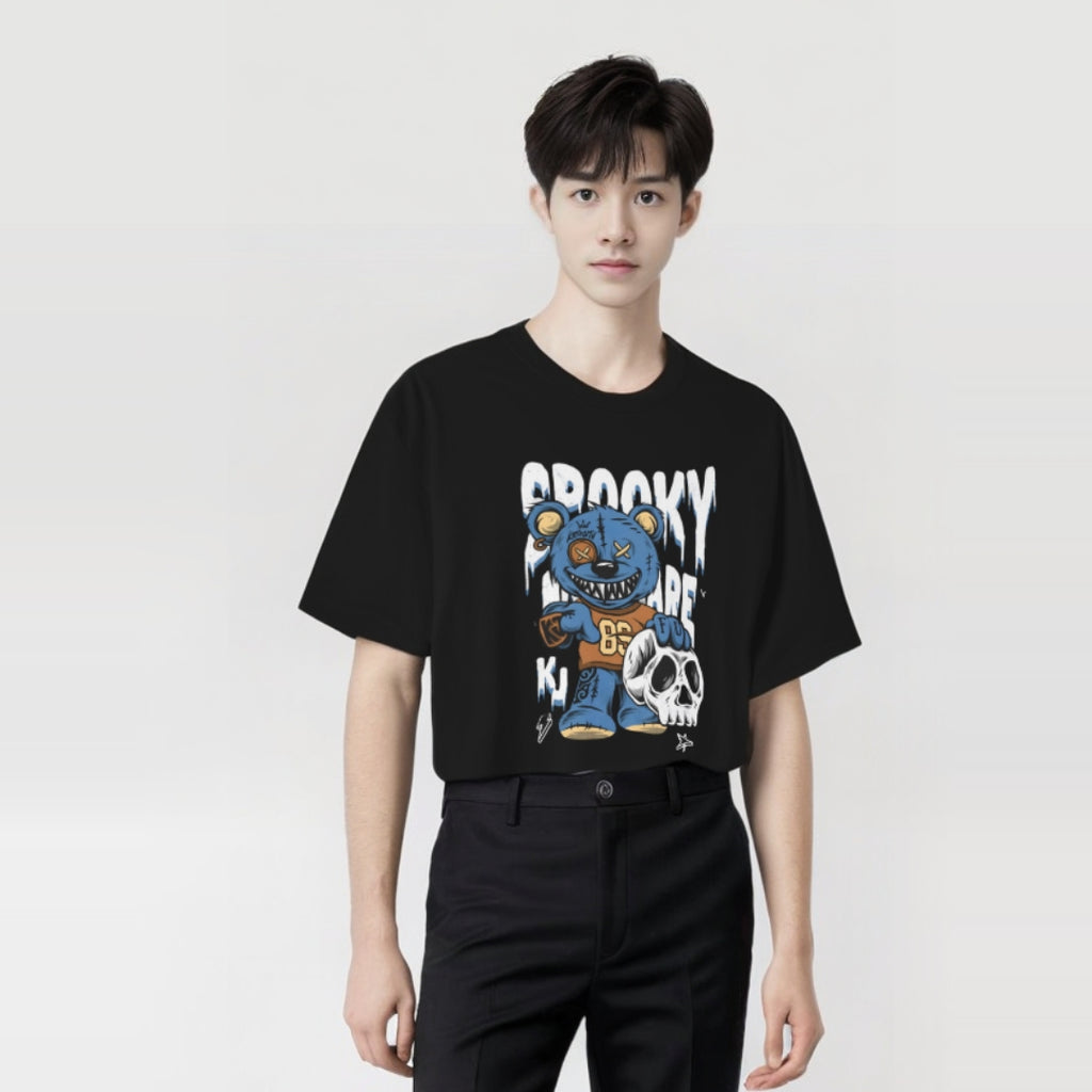 Spooky Cartoon Oversized Tee