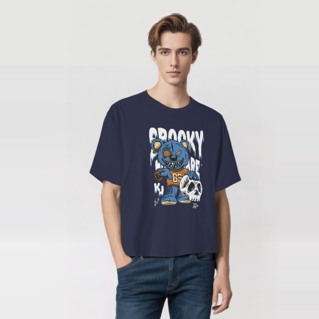 Spooky Cartoon Oversized Tee