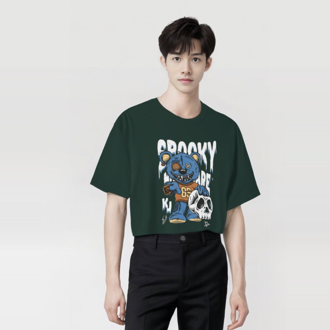 Spooky Cartoon Oversized Tee
