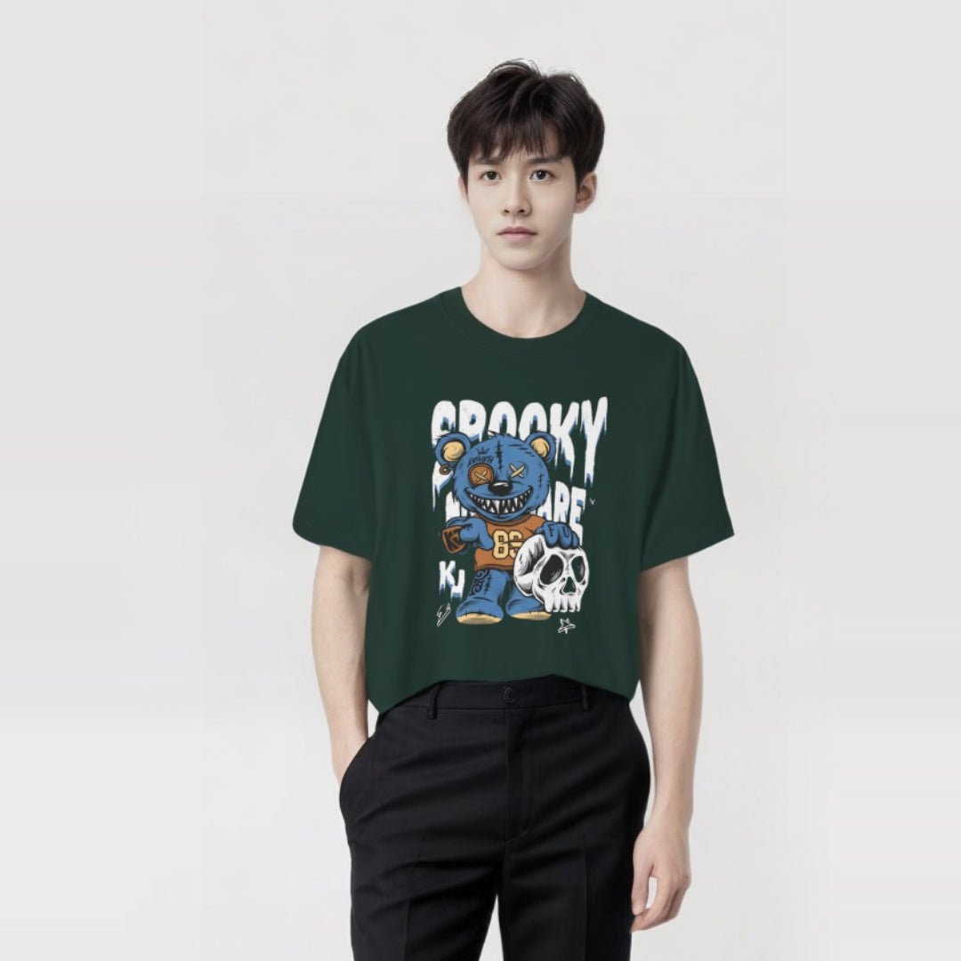 Spooky Cartoon Oversized Tee