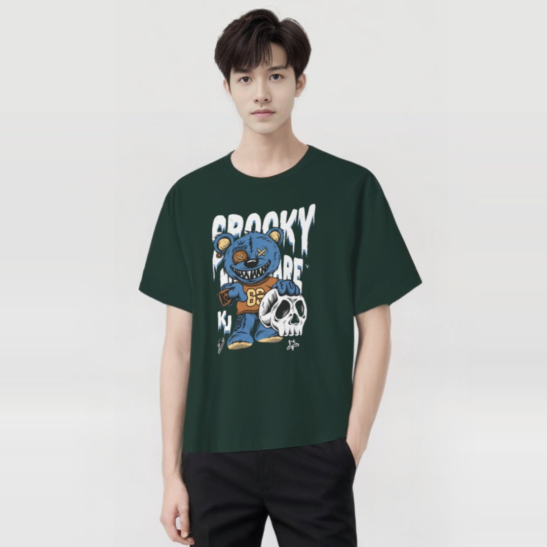 Spooky Cartoon Oversized Tee