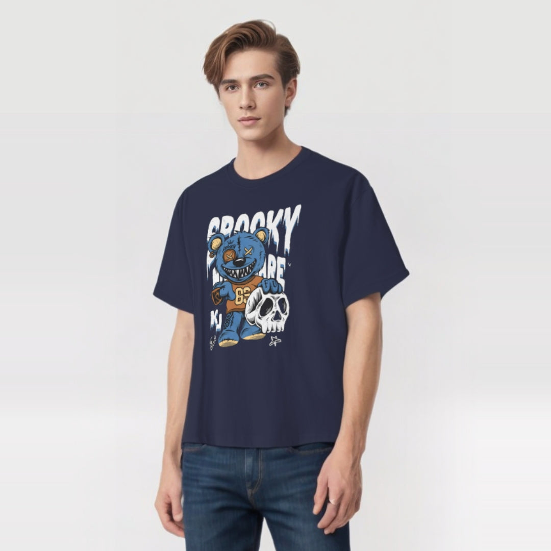 Spooky Cartoon Oversized Tee