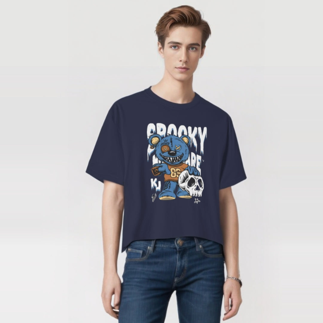 Spooky Cartoon Oversized Tee