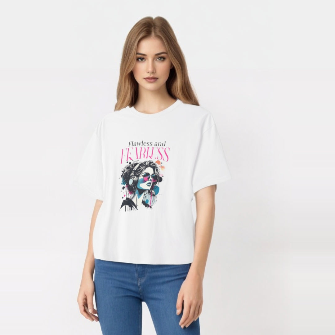 Flawless & Fearless Oversized Tee