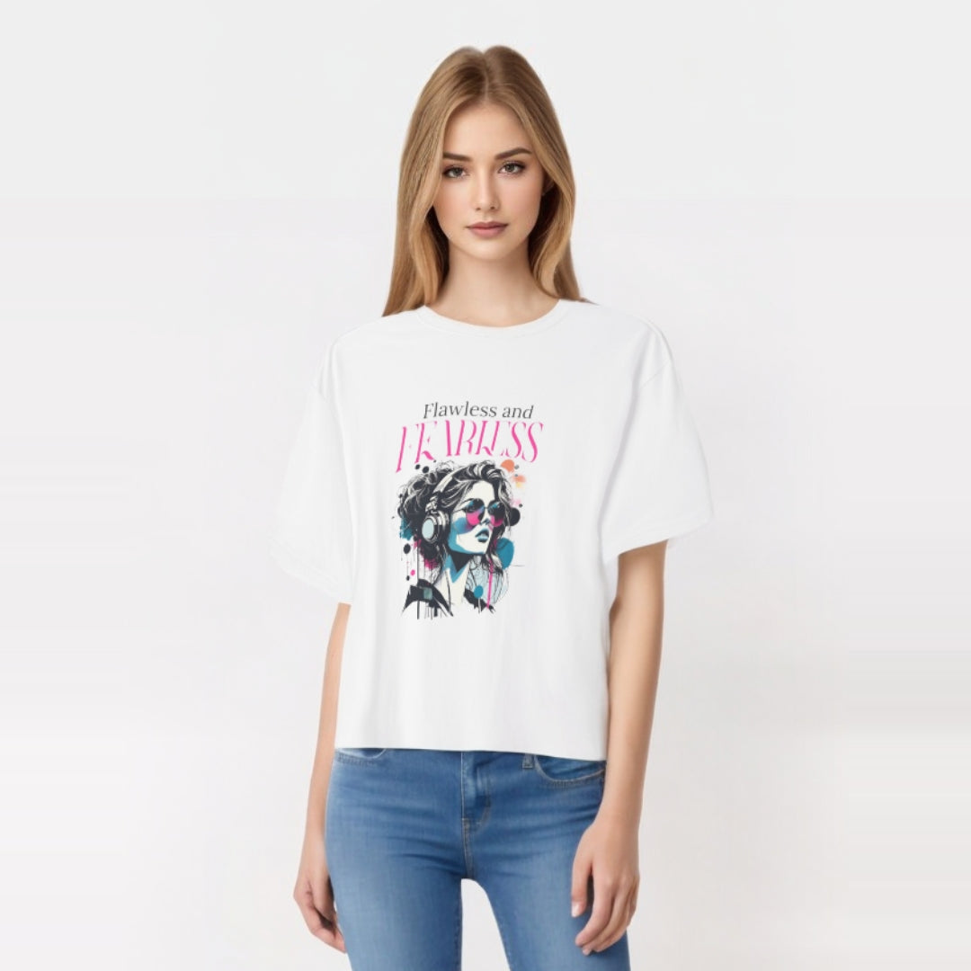 Flawless & Fearless Oversized Tee