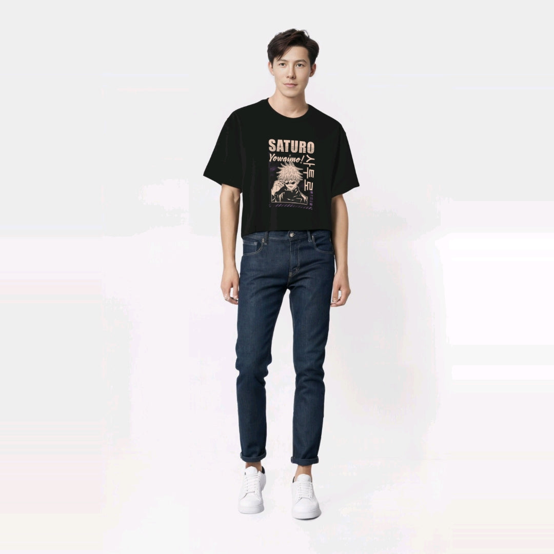 SATURO Oversized Anime Tee