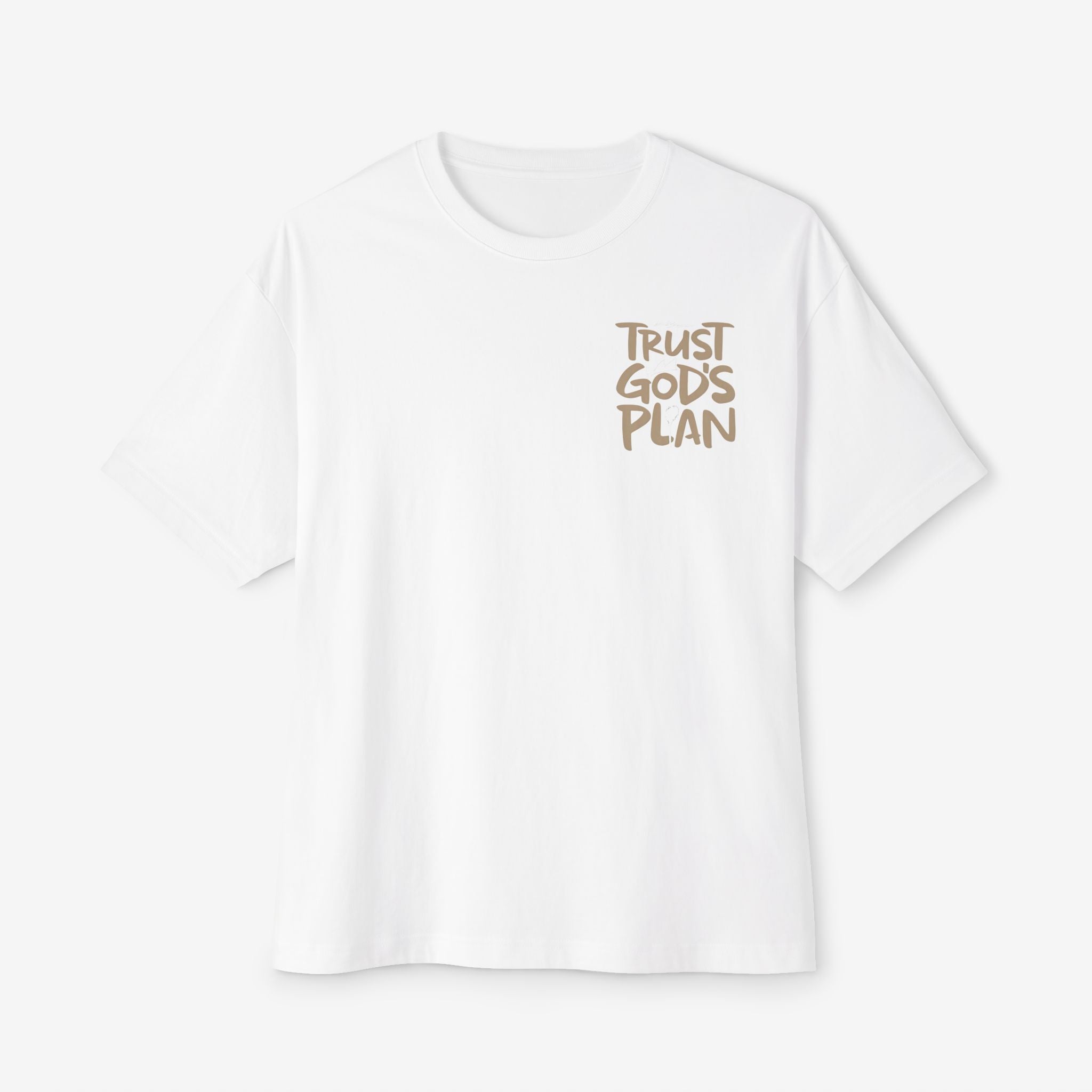 Unisex Oversized Tee - Trust God's Plan