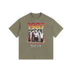 Vintage Washed Oversized Cotton T-Shirt