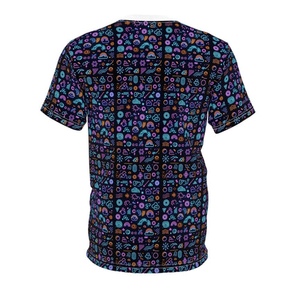 Colorful Unisex Graphic Tee - Fun Patterns for Every Occasion