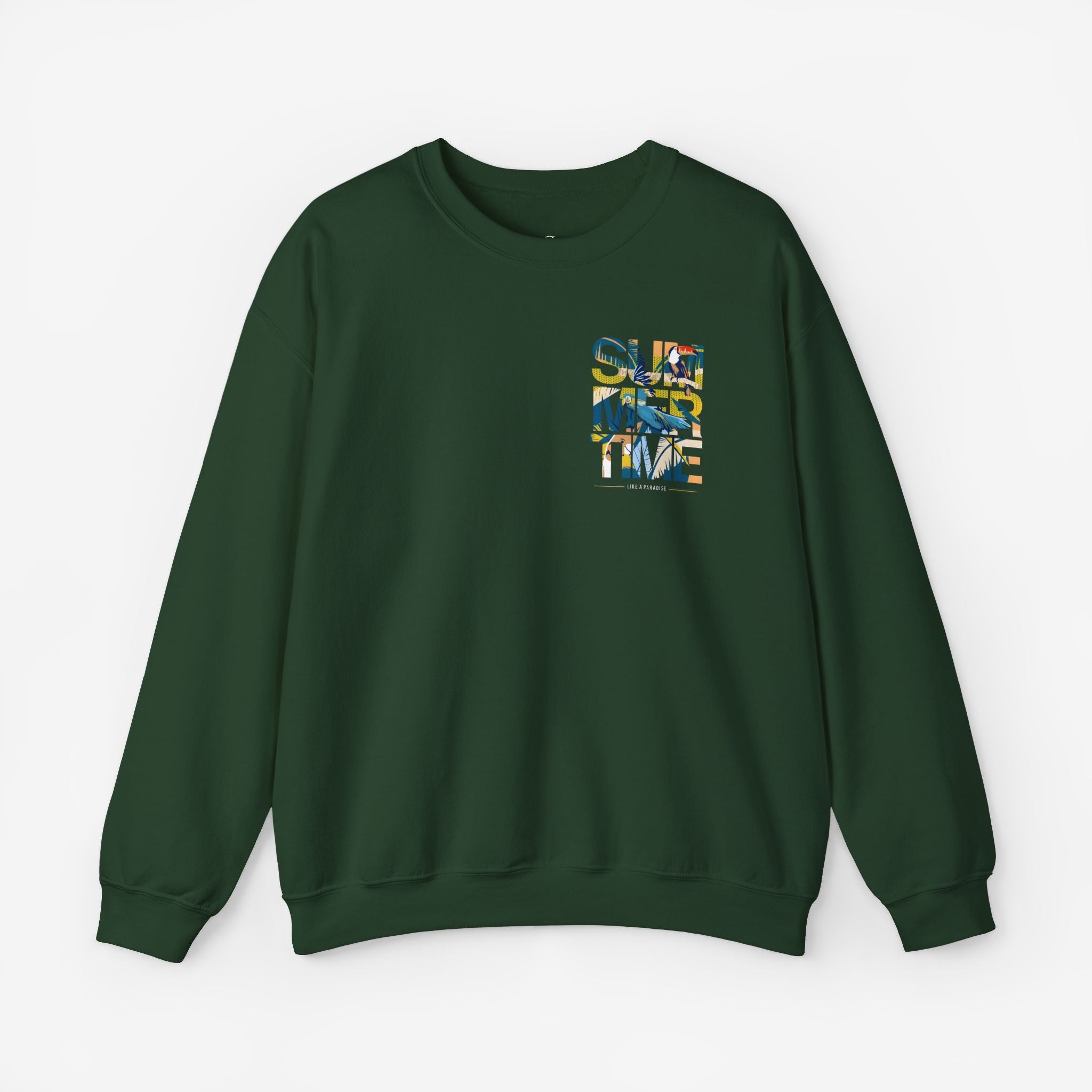 Summertime Vibe Unisex Heavy Crewneck Sweatshirt