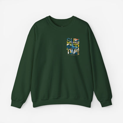 Summertime Vibe Unisex Heavy Crewneck Sweatshirt