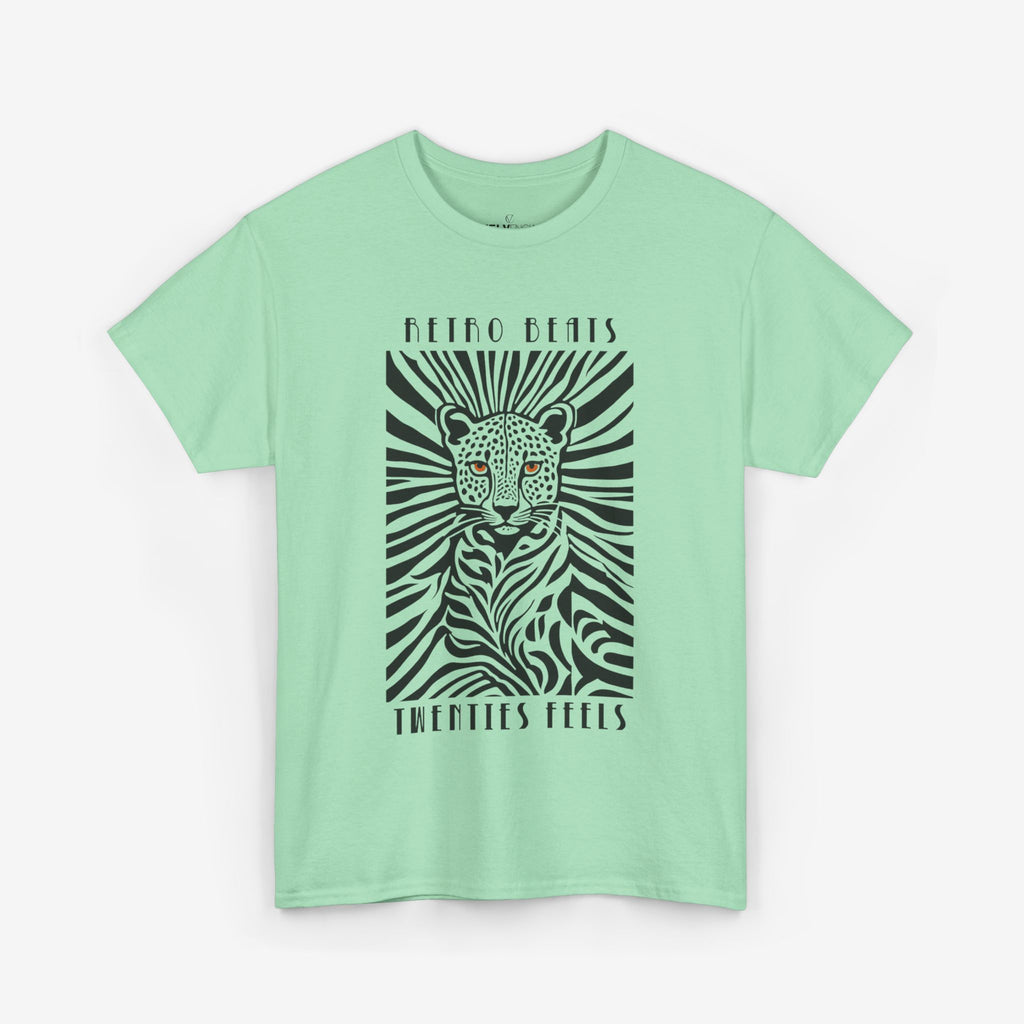 Retro Beats Cotton Tee - Twenties Feels T-Shirt