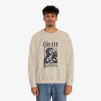 Create Happiness Unisex Crewneck Sweatshirt