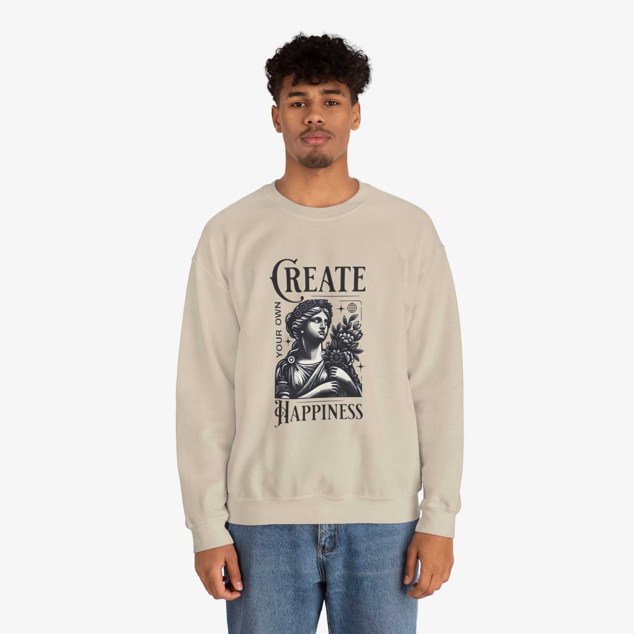 Create Happiness Unisex Crewneck Sweatshirt