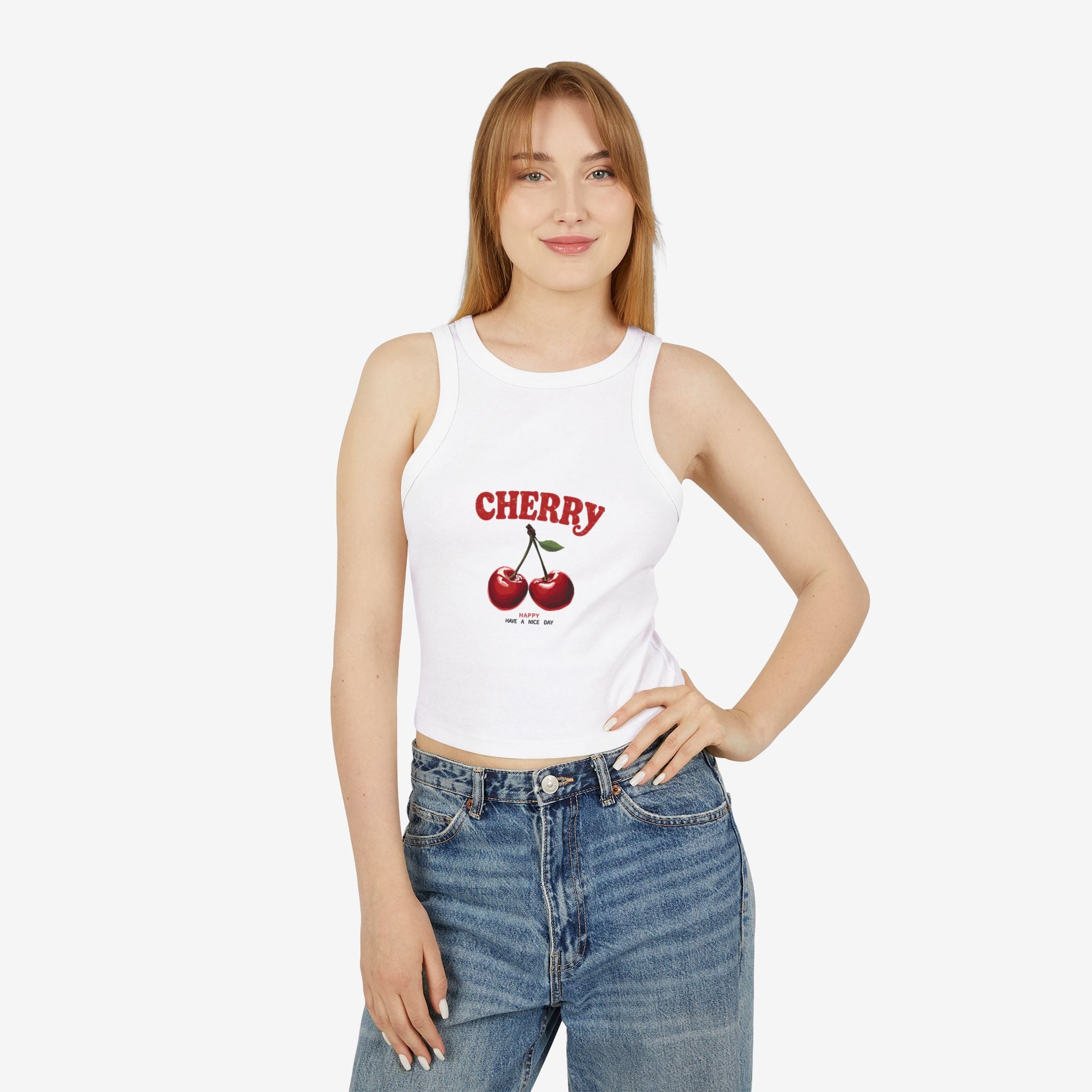 Cherry Print Tank Top
