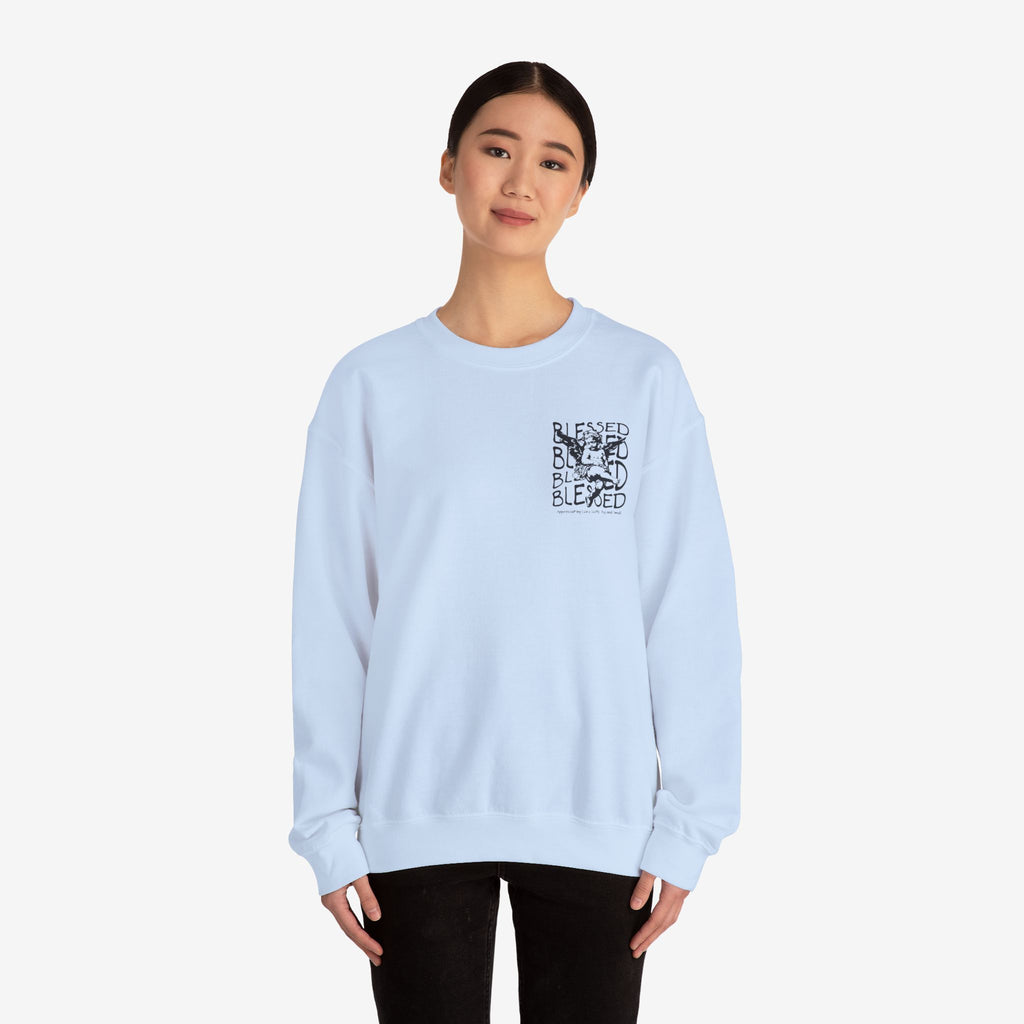 Blessed Unisex Crewneck Sweatshirt - Cozy Spiritual Comfort