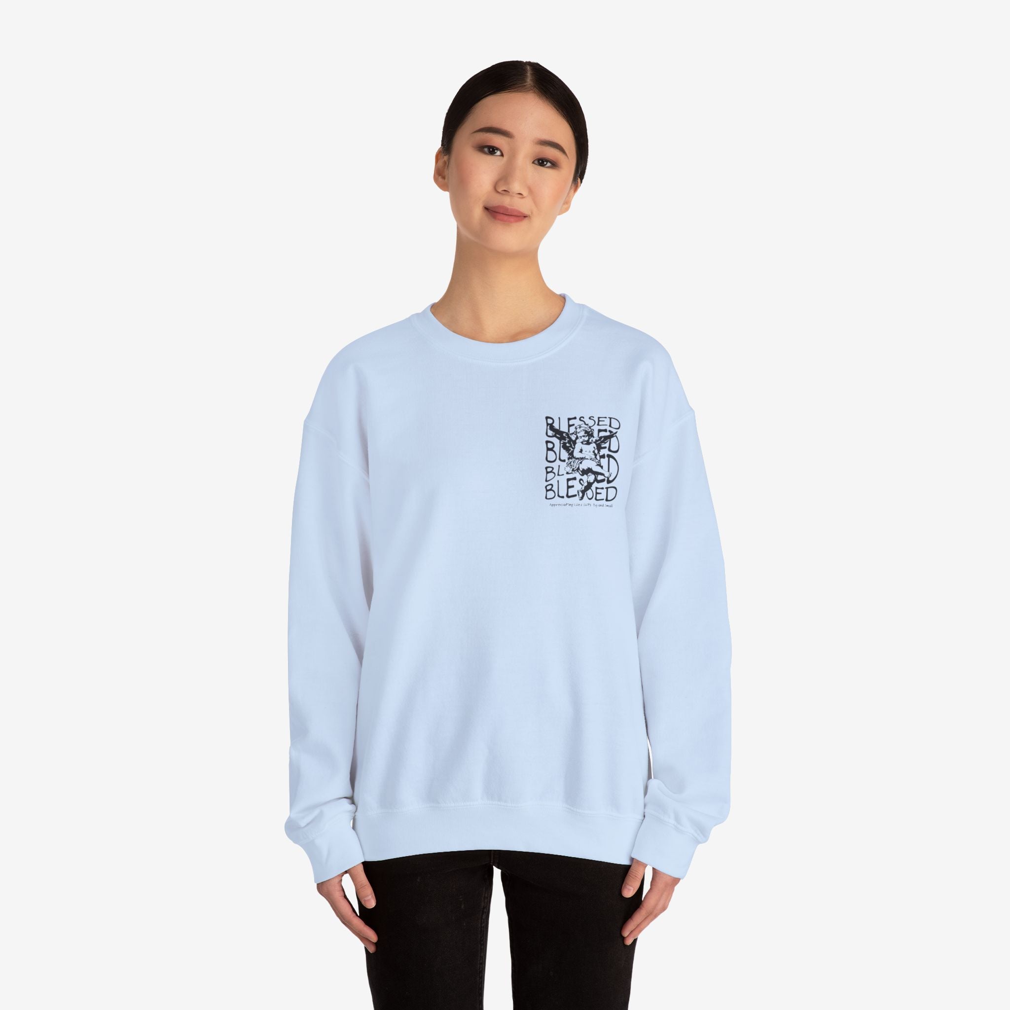 Blessed Unisex Crewneck Sweatshirt - Cozy Spiritual Comfort