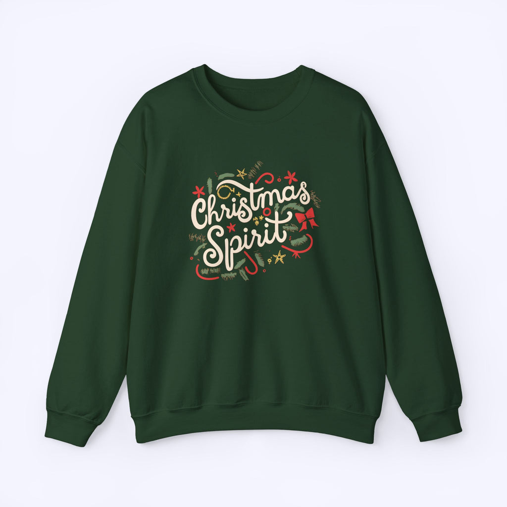 Christmas Spirit Sweatshirt Forest Green S 