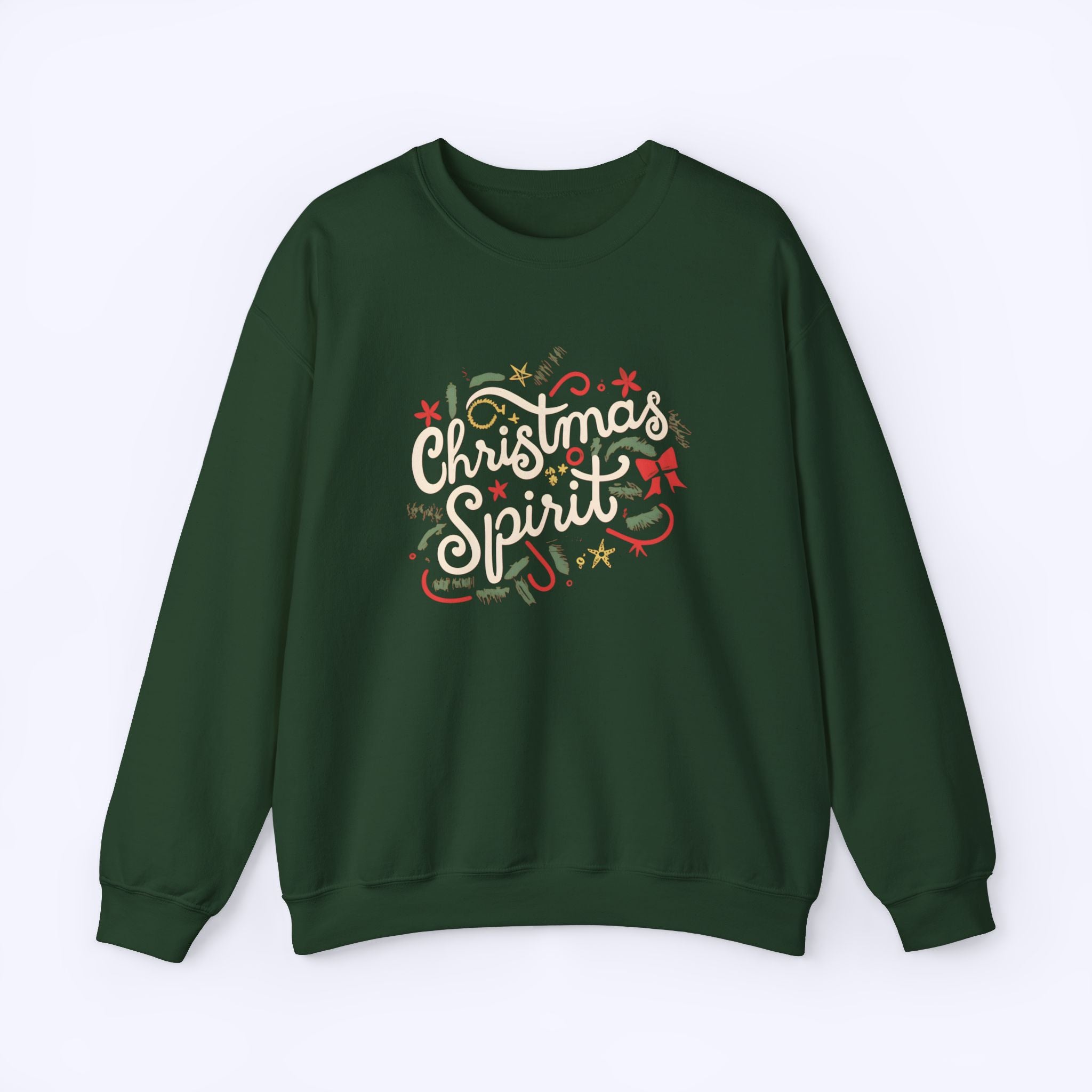 Christmas Spirit Sweatshirt Forest Green S 