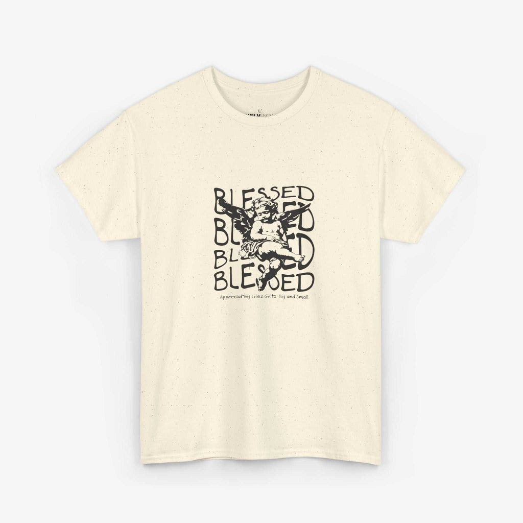 Blessed Unisex Cotton Tee - Inspirational Graphic Tee for Everyday Wear