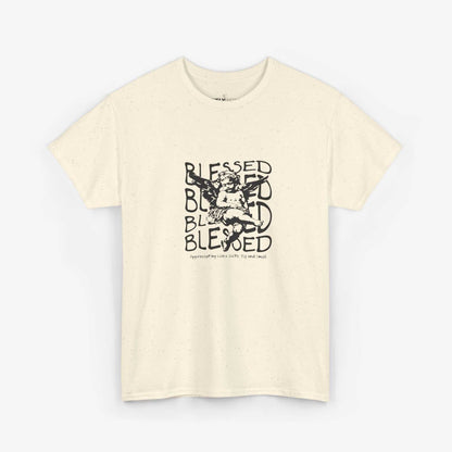 Blessed Unisex Cotton Tee - Inspirational Graphic Tee for Everyday Wear