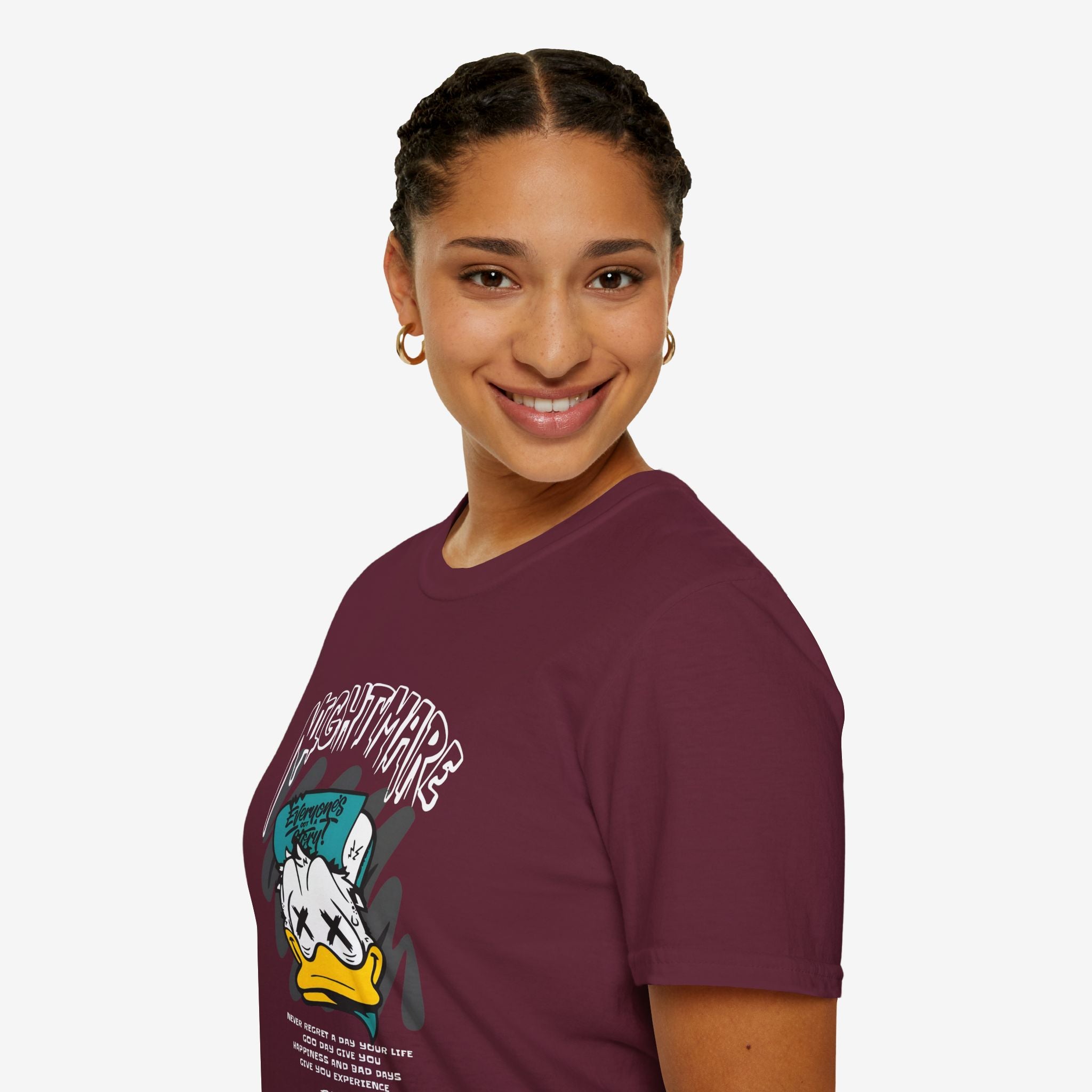 Nightmare Donald Duck Unisex Softstyle T-Shirt - Bold Graphic Tee for Fans
