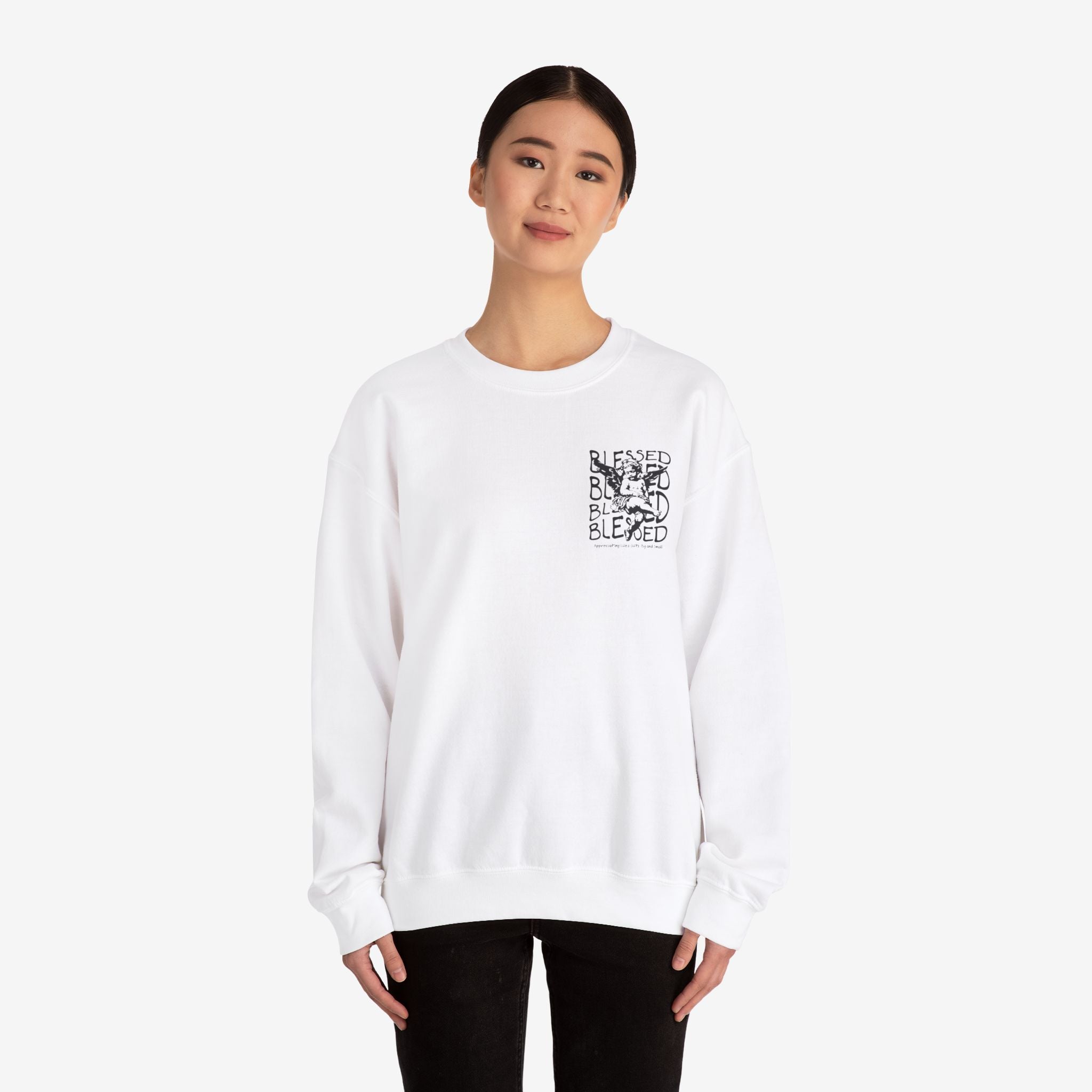 Blessed Unisex Crewneck Sweatshirt - Cozy Spiritual Comfort