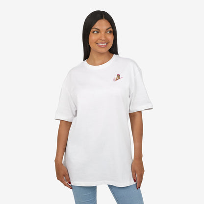 Oversize 280GSM Tee with Playful Graphic