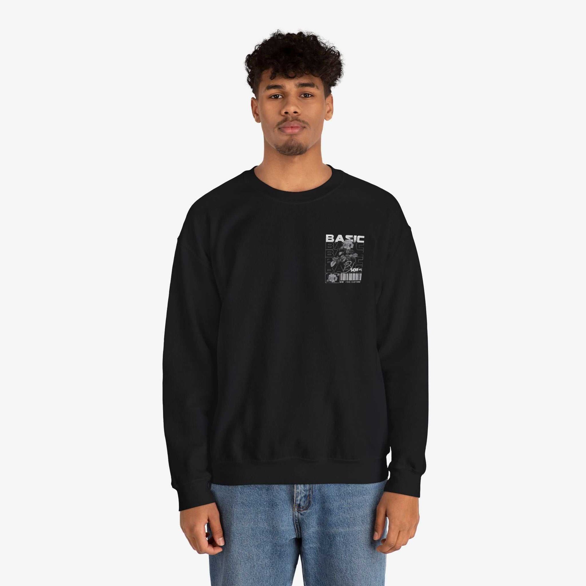 Unisex Heavy Blend™ Crewneck Sweatshirt - BASIC Graphic Tee for Casual Style