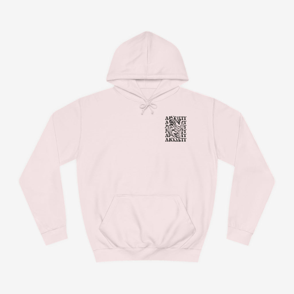 Unisex Anxiety Print Hoodie - Comfortable and Stylish for Mindfulness