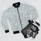 Men's Floral Pattern Bomber Jacket for Stylish Casual Wear