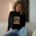 Choose to Shine Crop Hoodie