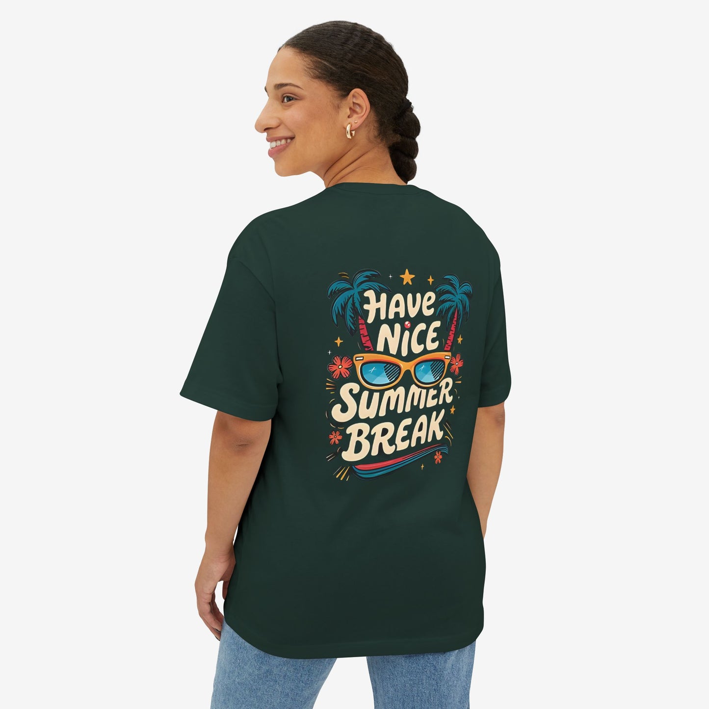 Oversized Boxy Tee - Summer Break Vibes