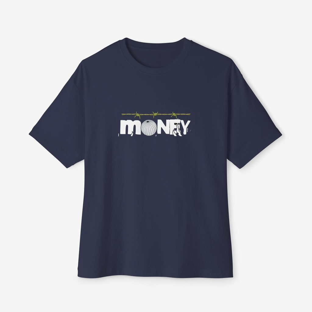 Unisex Oversized Boxy Tee - Money Moves Graphic Tee