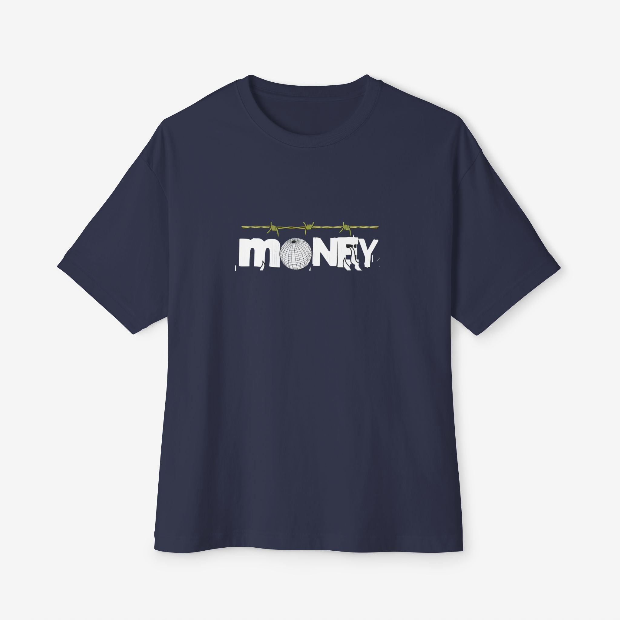 Unisex Oversized Boxy Tee - Money Moves Graphic Tee
