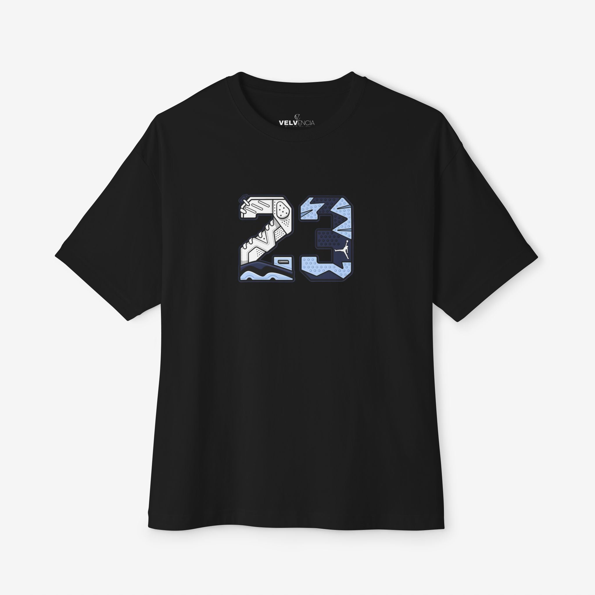 Unisex Oversized Boxy Tee - Retro Jordan 23 Graphic Tee