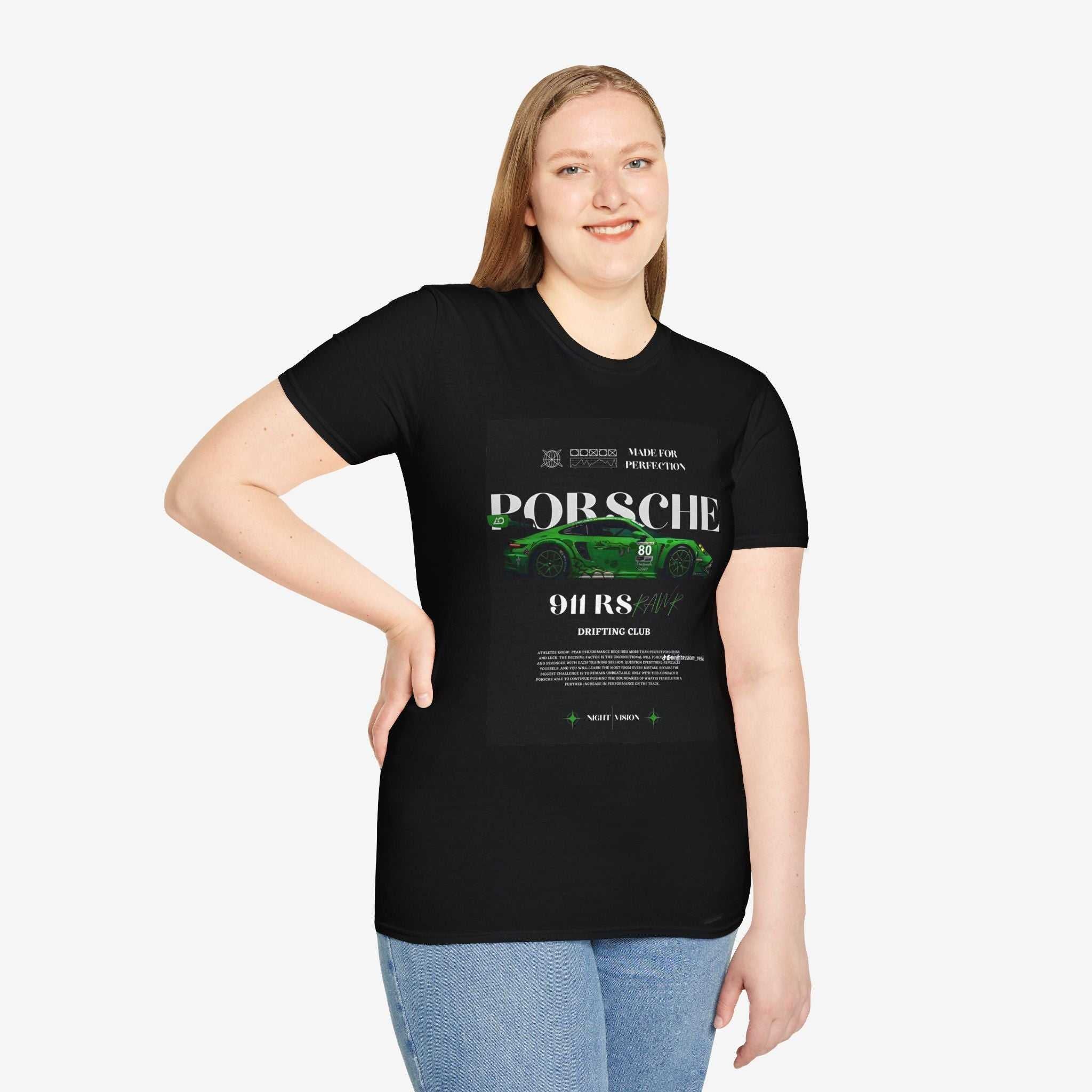Porsche 911 RS Drifting Club Unisex Softstyle T-Shirt