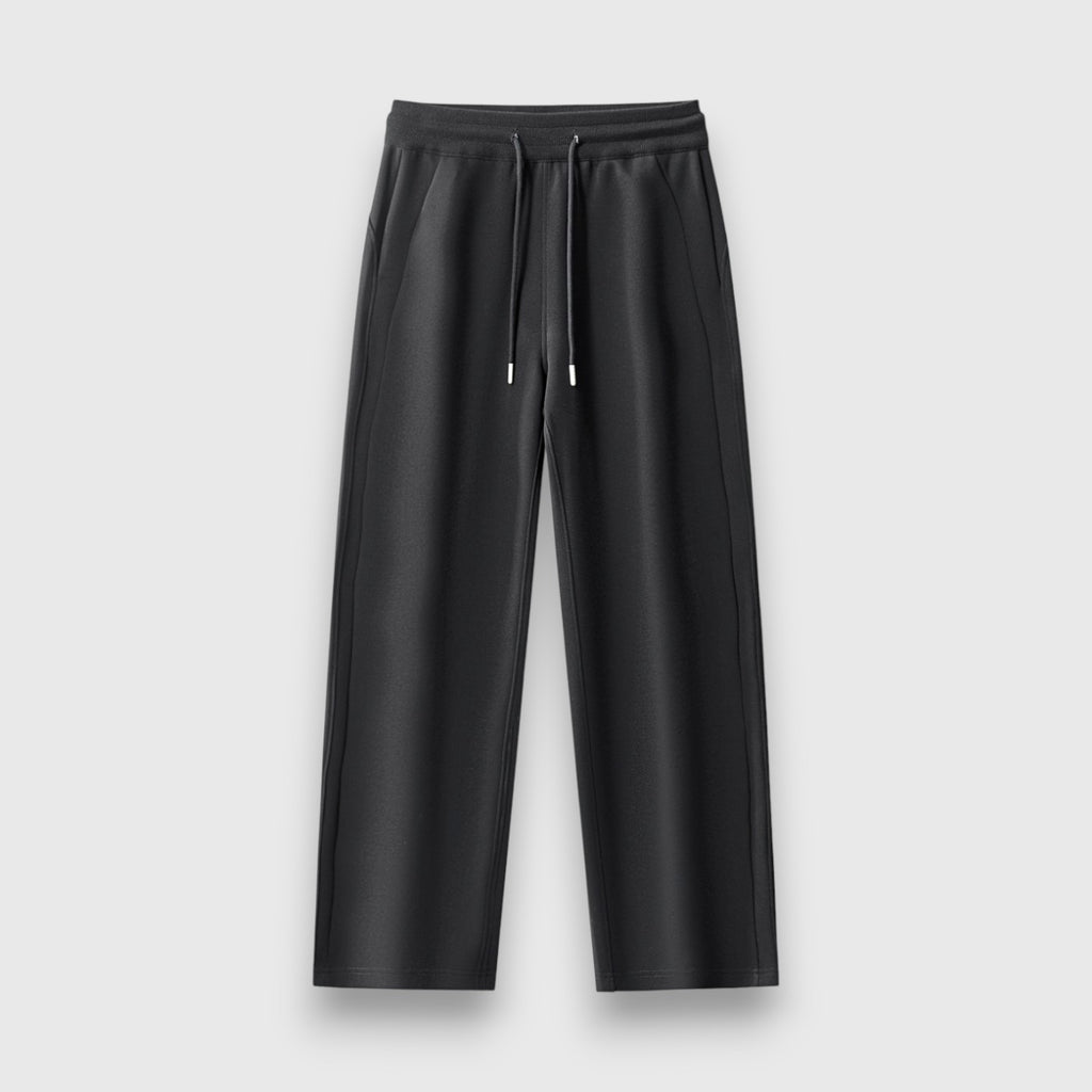 Essential Drawstring Straight-Leg Sweatpants