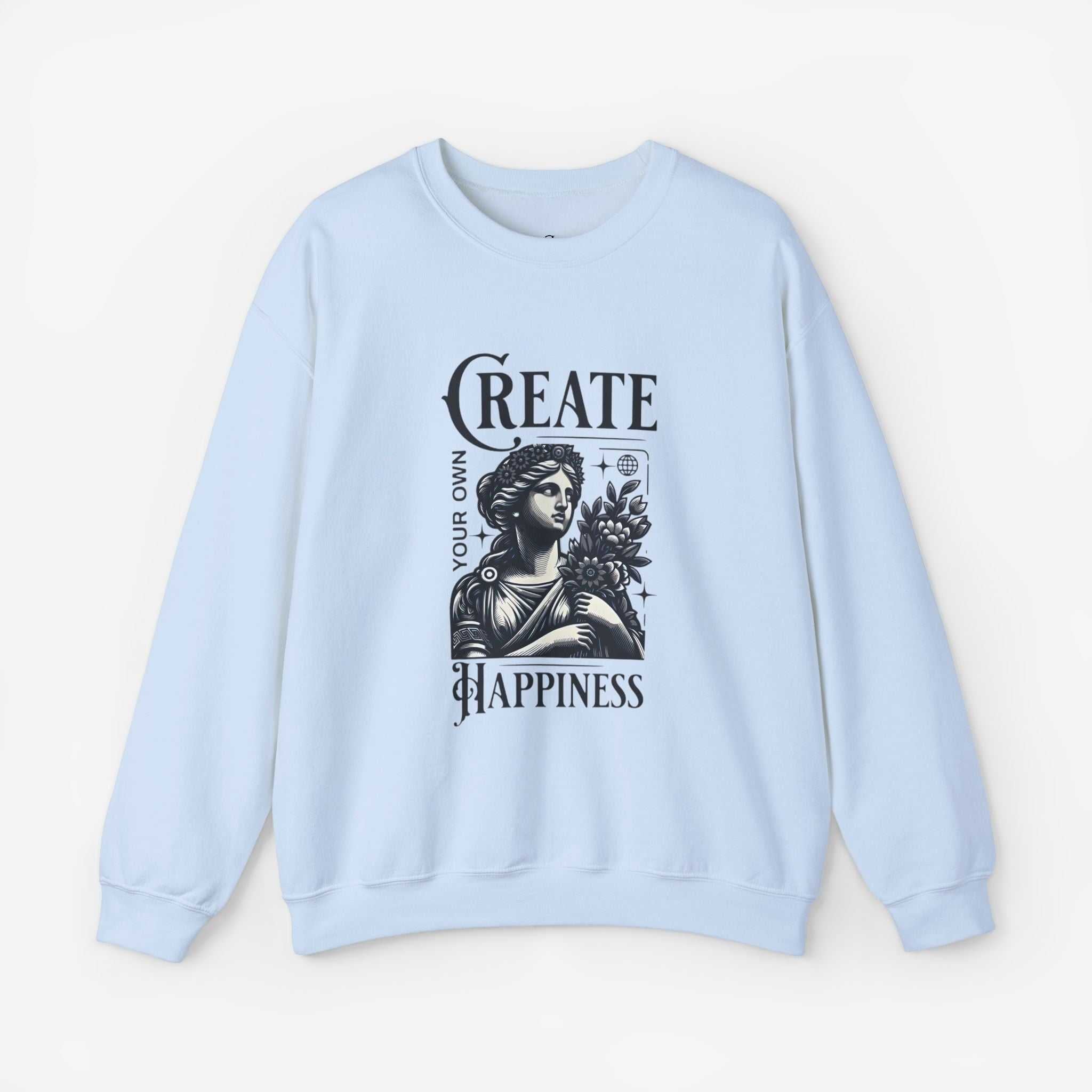 Create Happiness Unisex Crewneck Sweatshirt