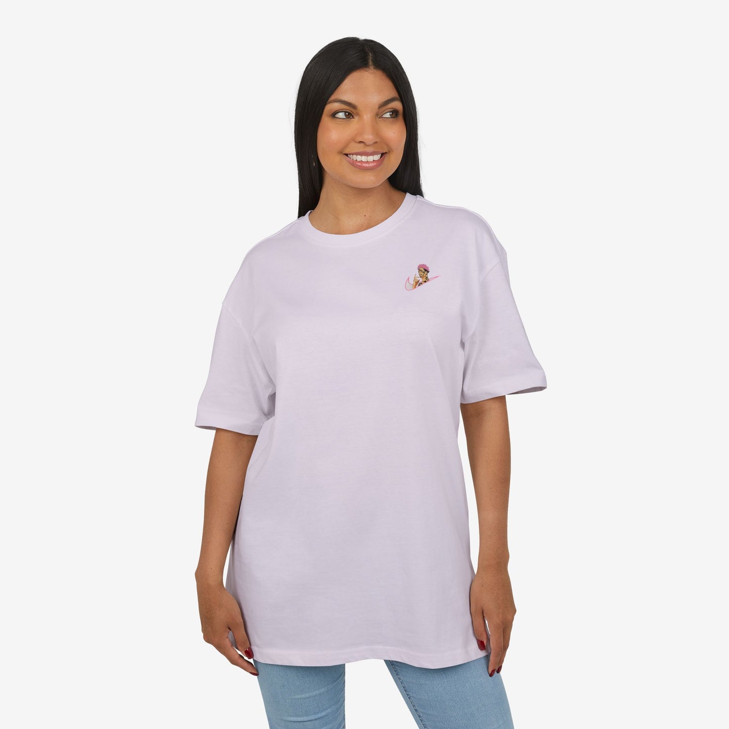 Oversize 280GSM Tee with Playful Graphic