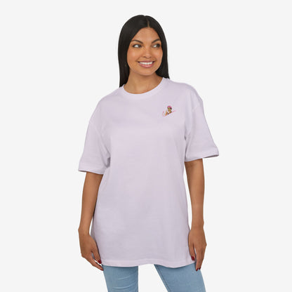 Oversize 280GSM Tee with Playful Graphic