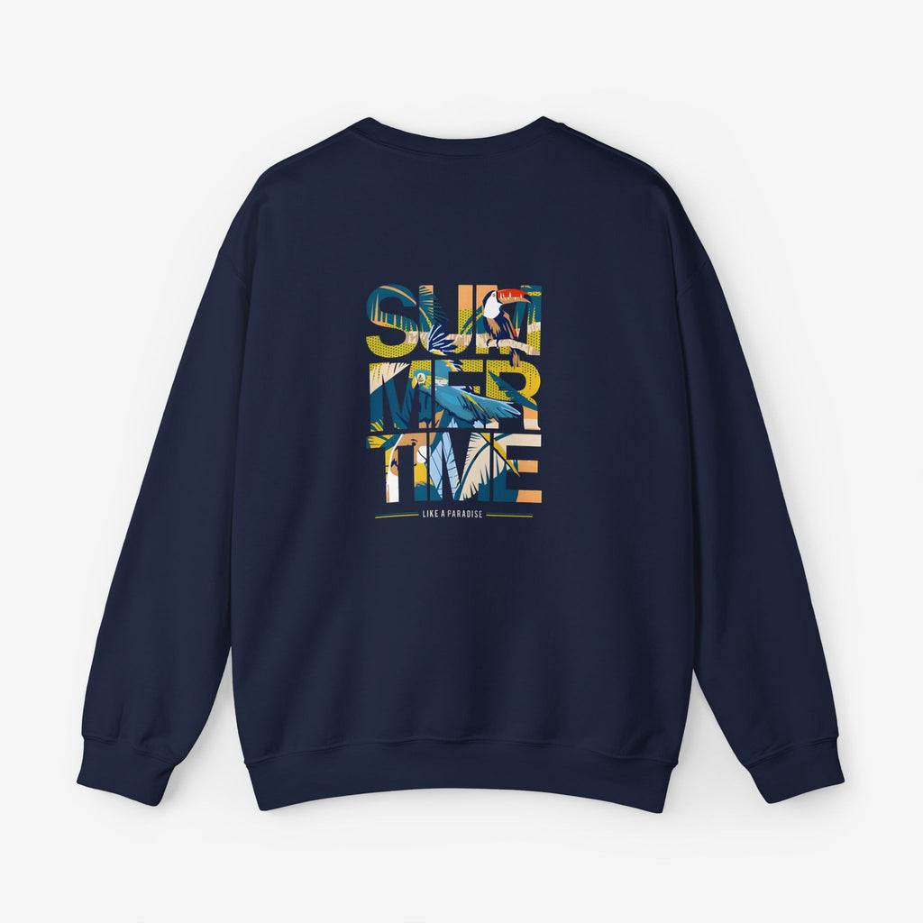 Summertime Vibe Unisex Heavy Crewneck Sweatshirt
