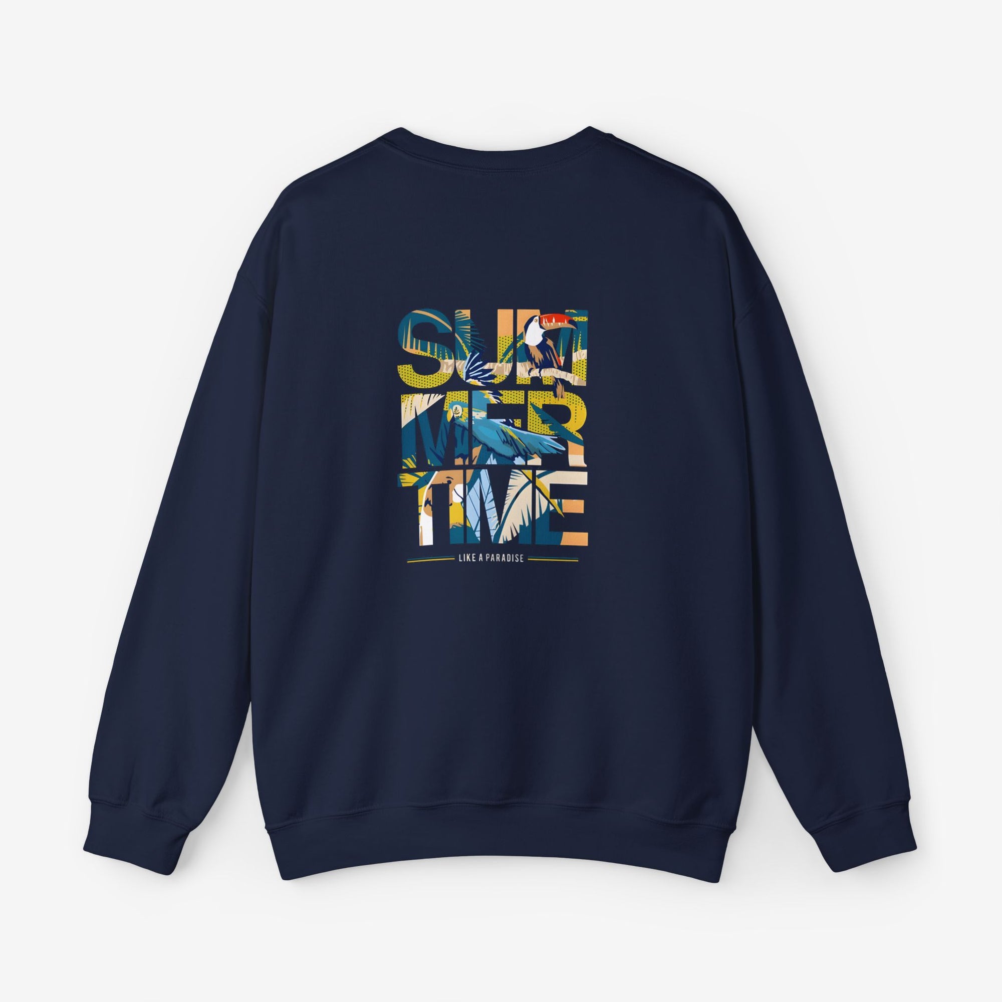 Summertime Vibe Unisex Heavy Crewneck Sweatshirt