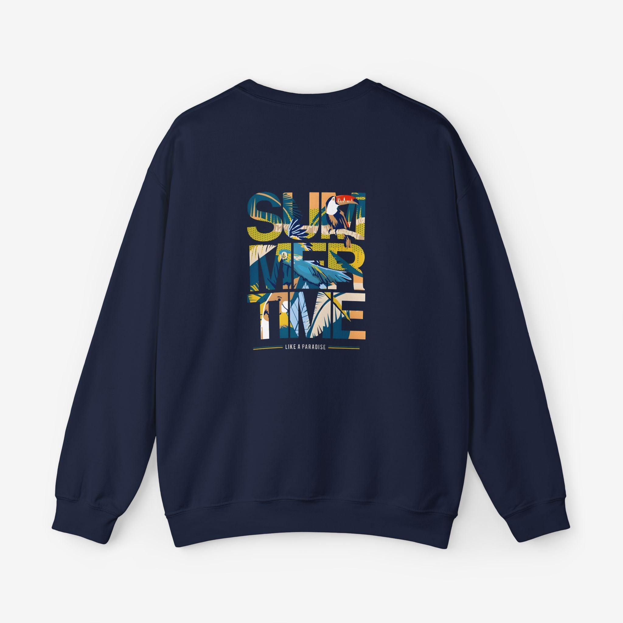 Summertime Vibe Unisex Heavy Crewneck Sweatshirt