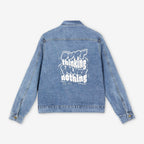 Overthinking Solved Nothing Denim Jacket