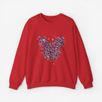 Sweatshirt Mickey Mouse Art Design S Red 