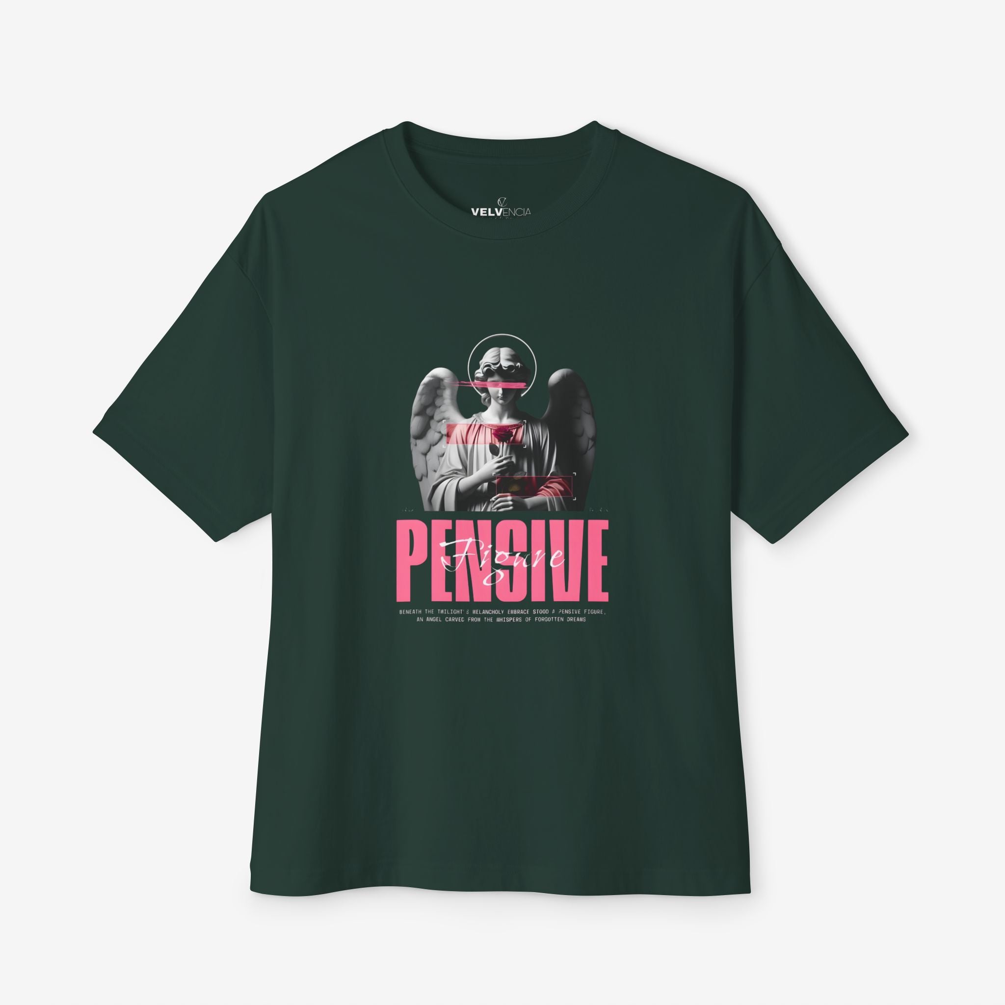 Oversized Tee - "Hold Pistol" Graphic T-Shirt