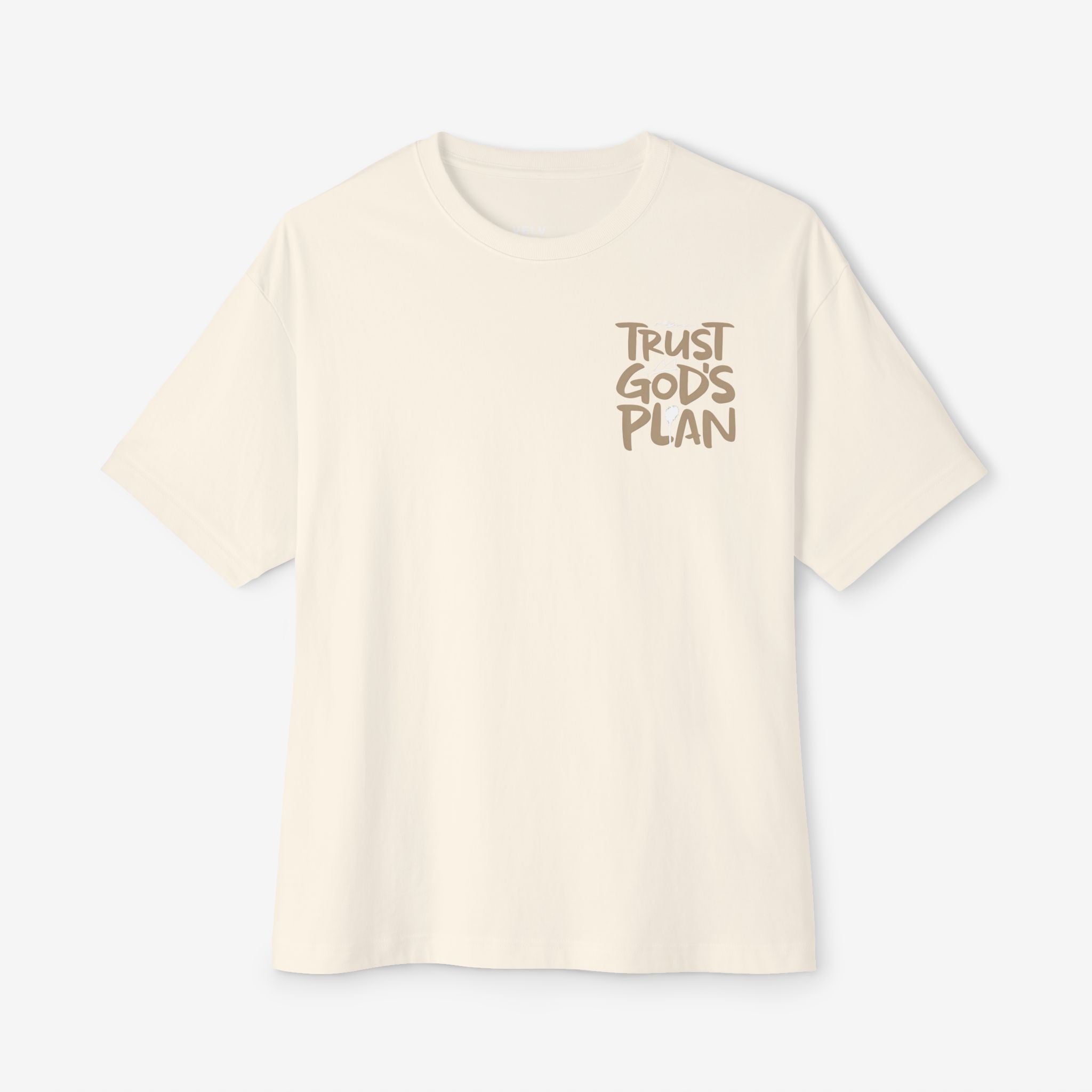Unisex Oversized Tee - Trust God's Plan