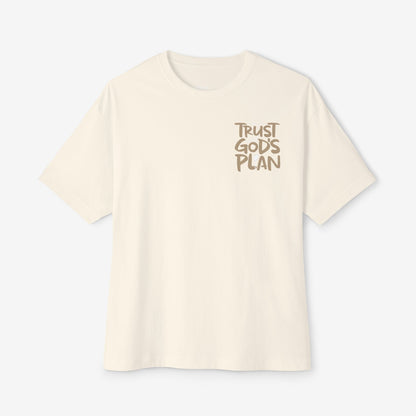 Unisex Oversized Tee - Trust God's Plan