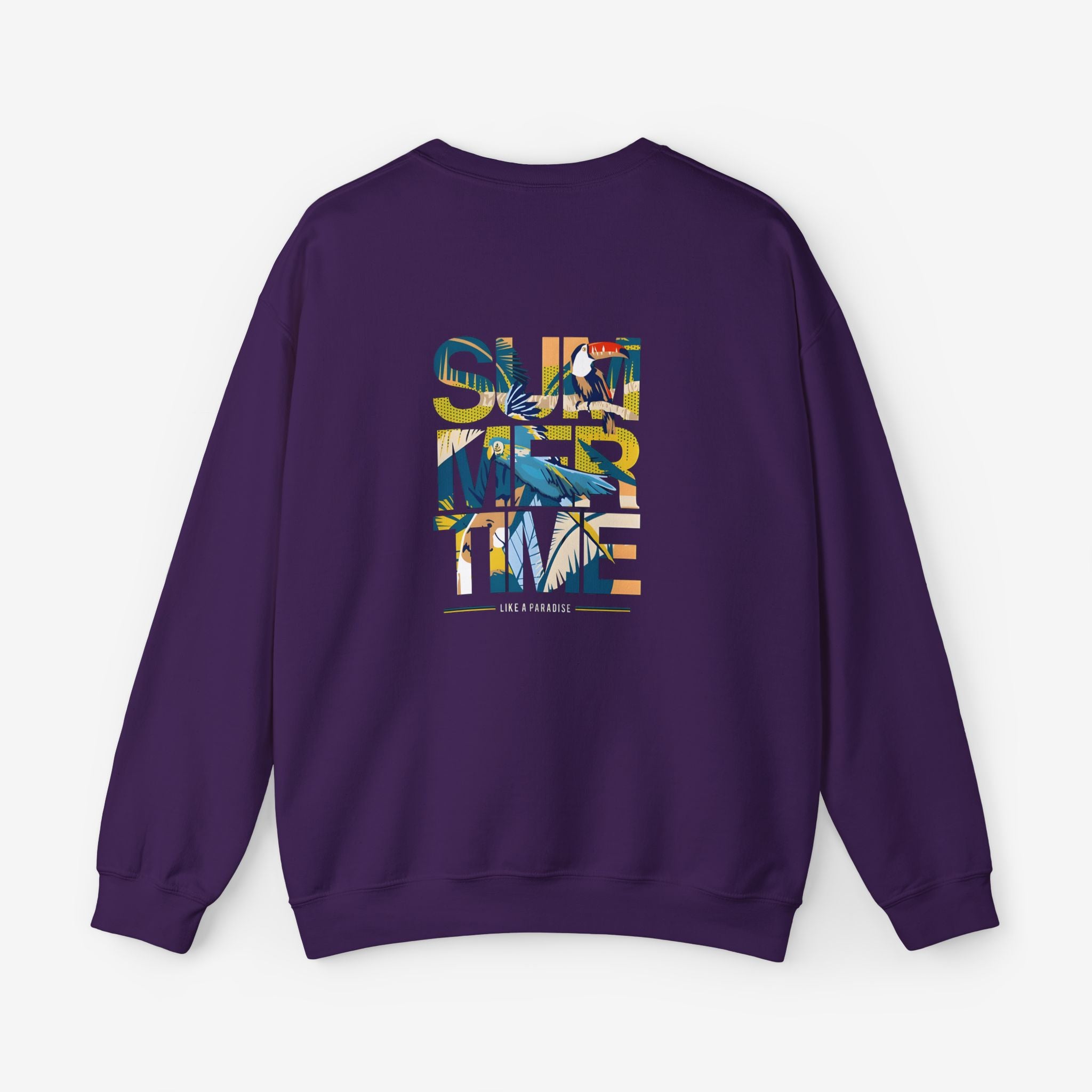 Summertime Vibe Unisex Heavy Crewneck Sweatshirt